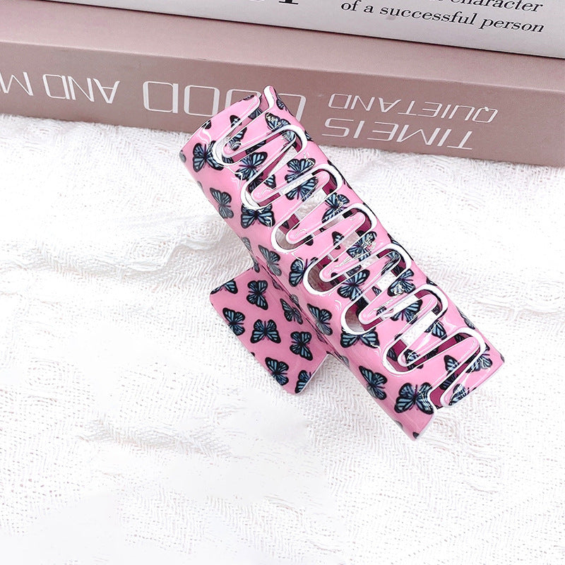 Wholesale Valentine's Day Retro Square Butterfly Hair Clip